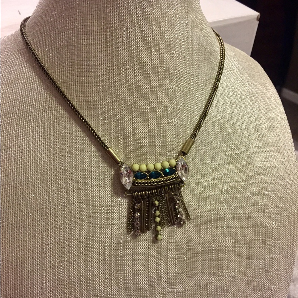 Silpada Neon Fringe Swarovski Crystal Necklace - Picture 5 of 5